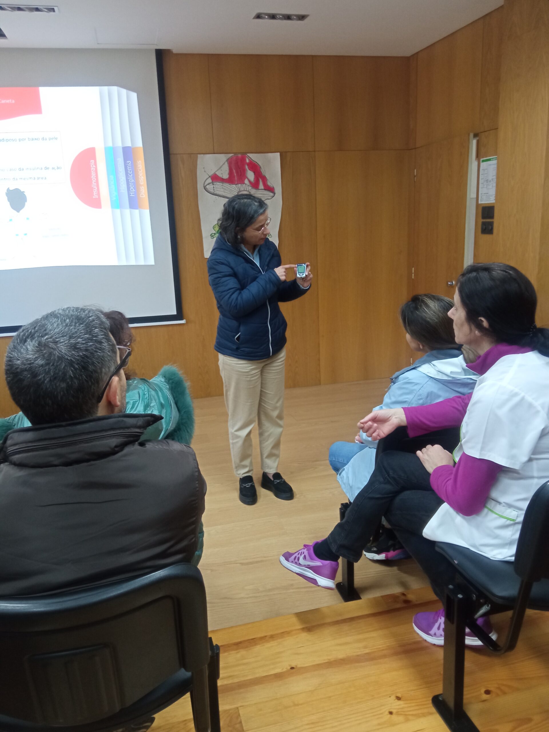 Formação sobre diabetes na EB MEA