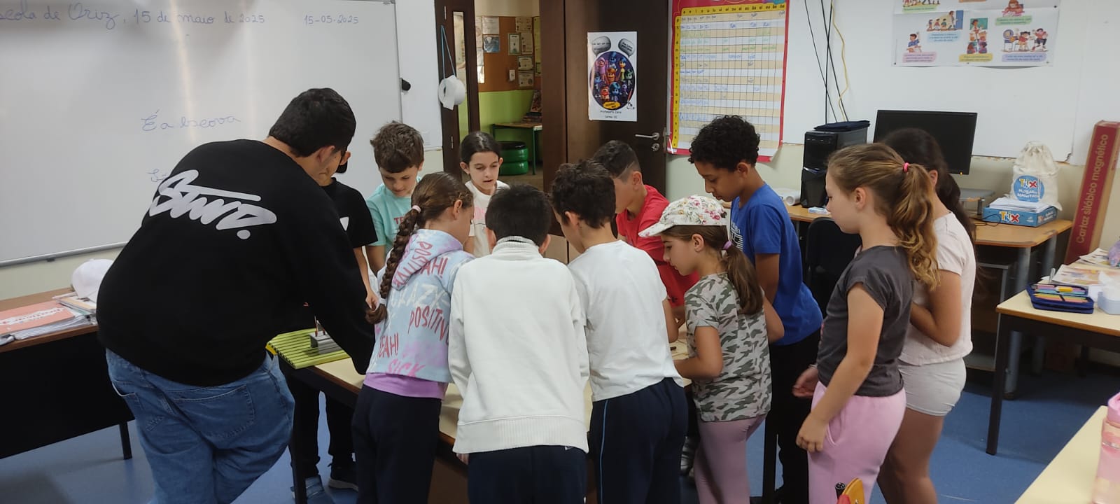 Alunos da EPATV apresentam projetos na EB de Oriz