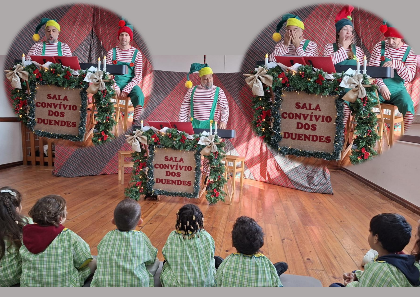 Teatro no JI da Loureira: Duendes procuram a Luz de Natal!