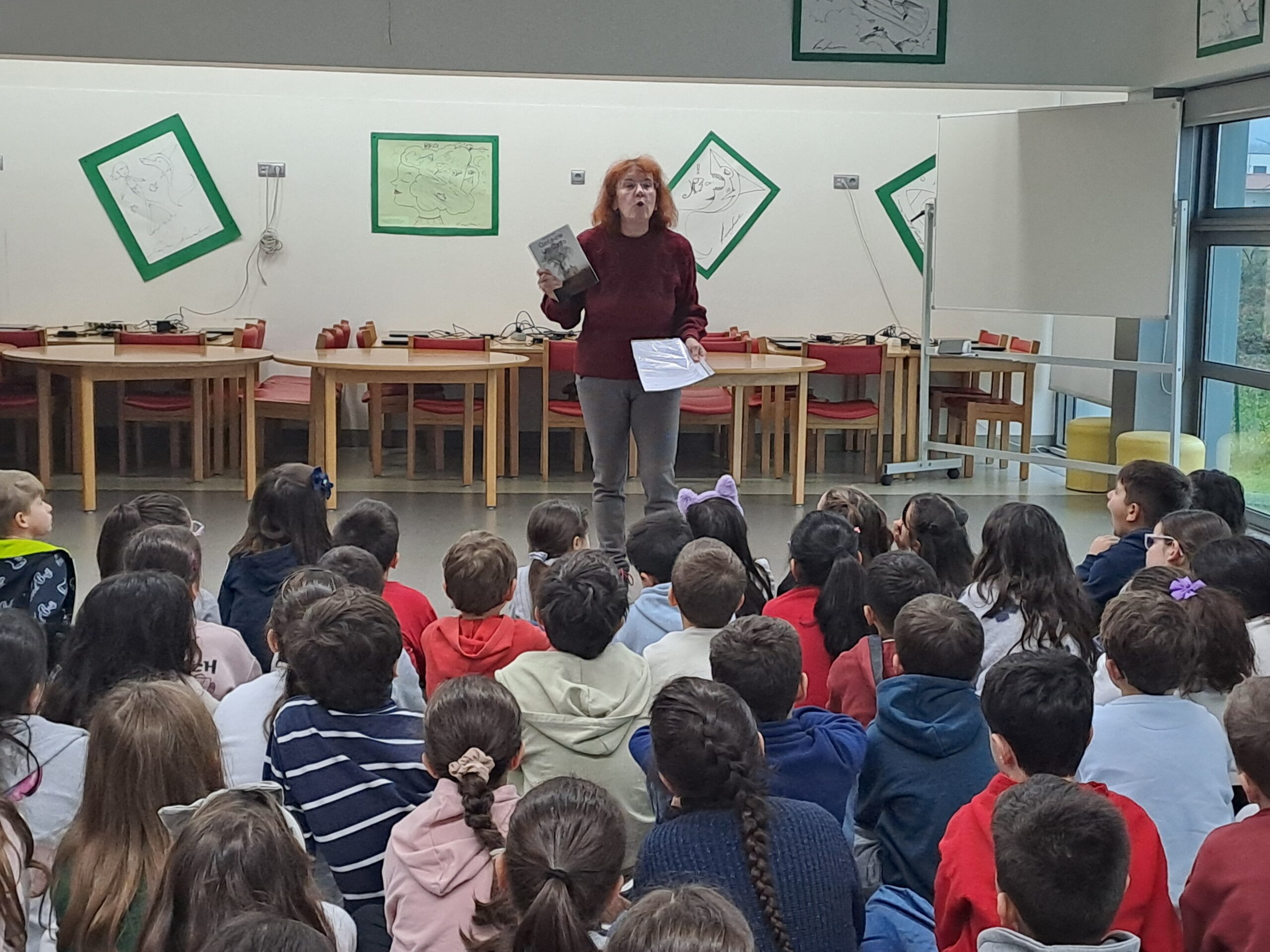 Escritora Casimira Faria visita o Centro Escolar de Vila Verde